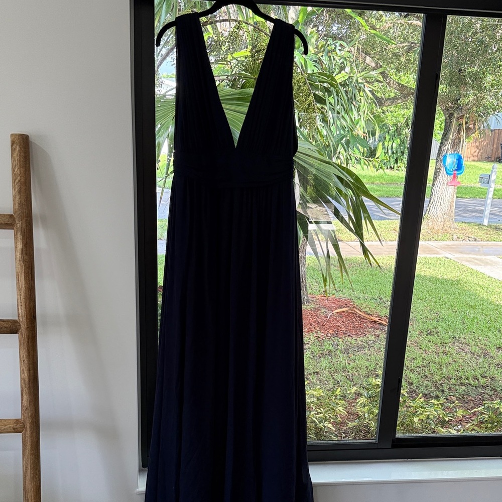 Lulu's Midnight Blue Wedding Dress